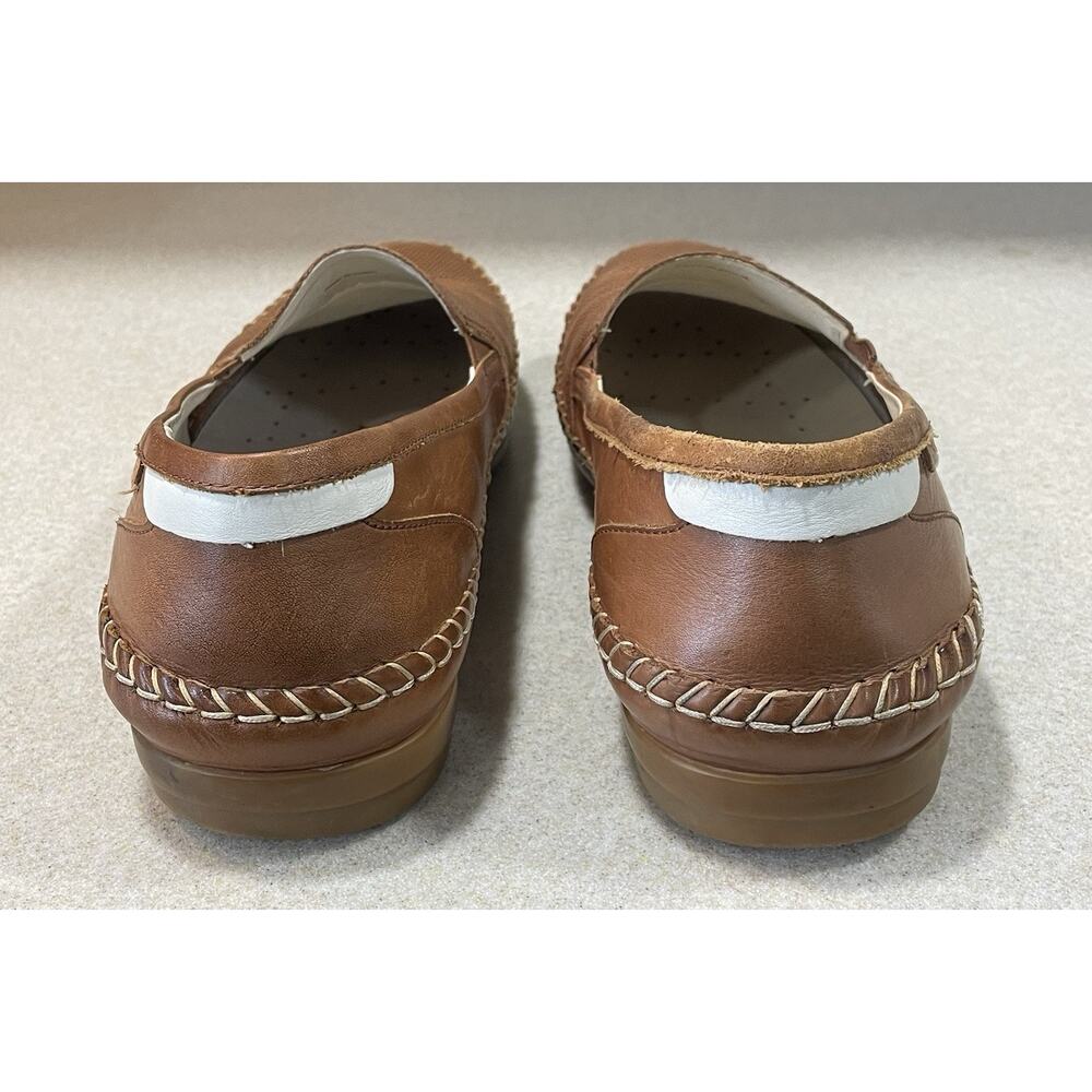Pikolinos Shoes Men’s Size 11 US /44 EU Brown Leather Slip On Loafer Perforated - Picture 3 of 11